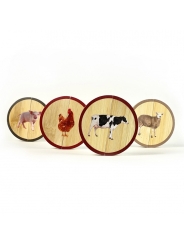 Circles "Animales de la Granja" Rompecabezas magnético Nowordbooks - Aúpa Organics