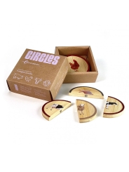 Circles "Animales de la Granja" Rompecabezas magnético Nowordbooks - Aúpa Organics