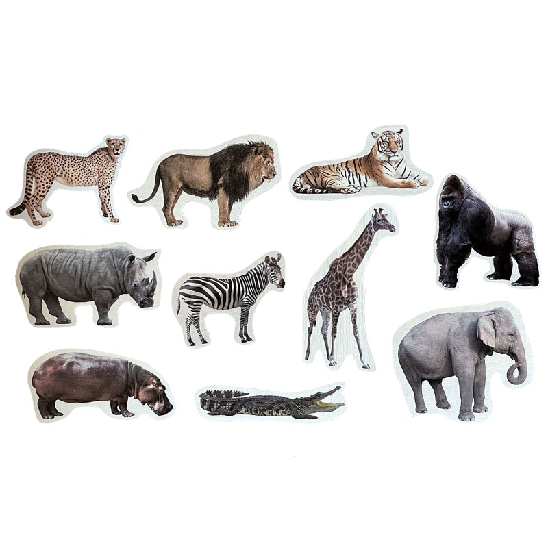 10 Imanes de Madera "Animales Salvajes" Nowordbooks - Aúpa Organics