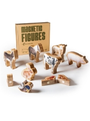 Figuras Magnéticas de Madera "Animales de Granja" Nowordbooks - Aúpa Organics