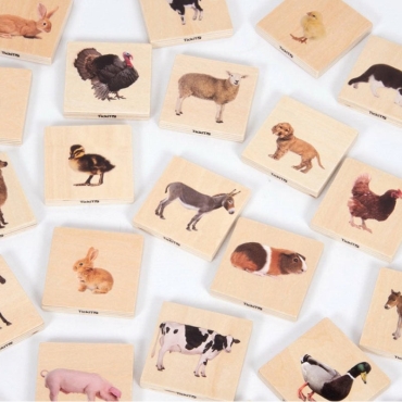 Juego de Parejas de Animales Domésticos - Aúpa Organics