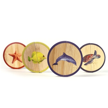 Circles "Animales Marinos" Rompecabezas magnético Nowordbooks - Aúpa Organics