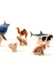 Puzzle de Encaje de Animales Reales "Animals Size Puzzle" - Aúpa Organics