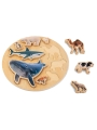 Puzzle de Encaje de Animales Reales "Animals Size Puzzle" - Aúpa Organics