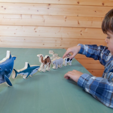 Puzzle de Encaje de Animales Reales "Animals Size Puzzle" - Aúpa Organics