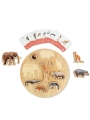 Puzzle de Encaje de Animales Reales "Wild Puzzle" - Aúpa Organics