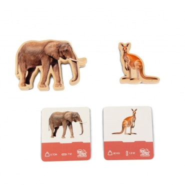 Puzzle de Encaje de Animales Reales "Wild Puzzle" - Aúpa Organics