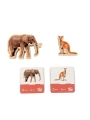 Puzzle de Encaje de Animales Reales "Wild Puzzle" - Aúpa Organics