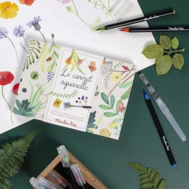 Cuaderno de Acuarela “El Jardín del Moulin” - Aúpa Organics