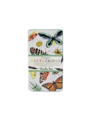 12 Lápices Multicolor en Caja de Metal - Aúpa Organics