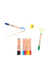 Caja de 9 Ceras de Colores 3 en 1 Moulin Roty - Aúpa Organics