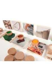 Juego de Memoria con Imágenes y Texturas Reales - Aúpa Organics