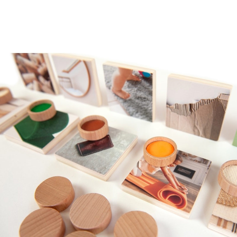 Juego de Memoria con Imágenes y Texturas Reales - Aúpa Organics