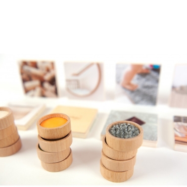 Juego de Memoria con Imágenes y Texturas Reales - Aúpa Organics