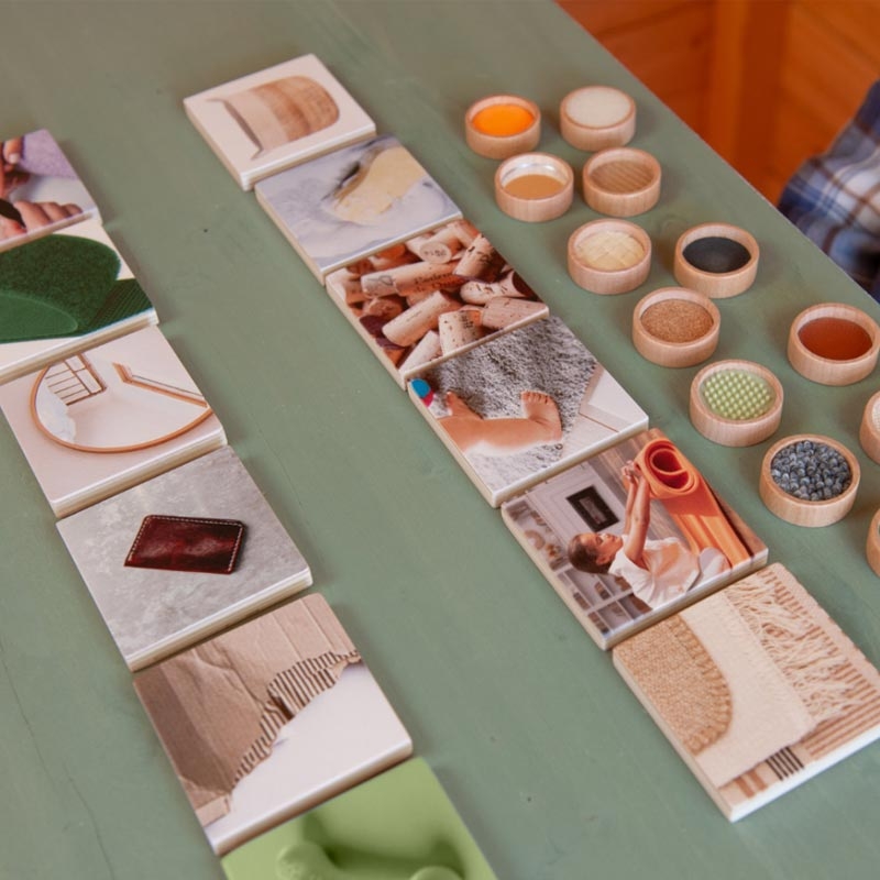 Juego de Memoria con Imágenes y Texturas Reales - Aúpa Organics