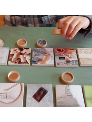 Juego de Memoria con Imágenes y Texturas Reales - Aúpa Organics