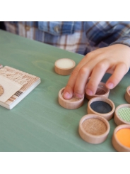 Juego de Memoria con Imágenes y Texturas Reales - Aúpa Organics