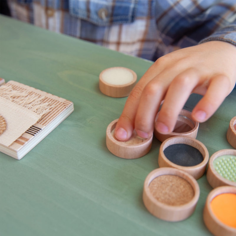 Juego de Memoria con Imágenes y Texturas Reales - Aúpa Organics