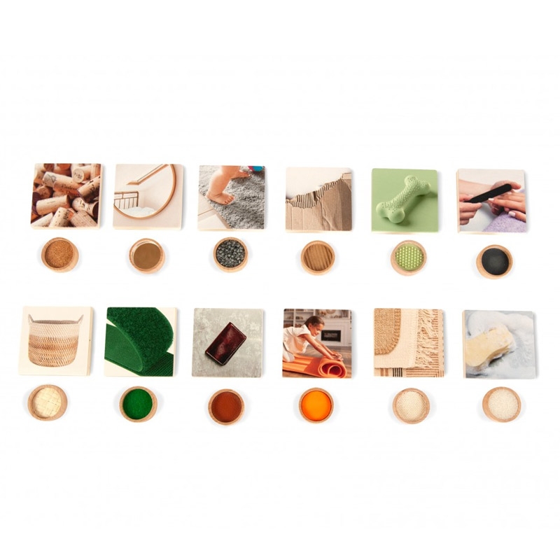 Juego de Memoria con Imágenes y Texturas Reales - Aúpa Organics