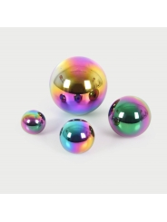 Bolas Sensoriales Reflectantes "Arco Iris" 4 unidades - Aúpa Organics