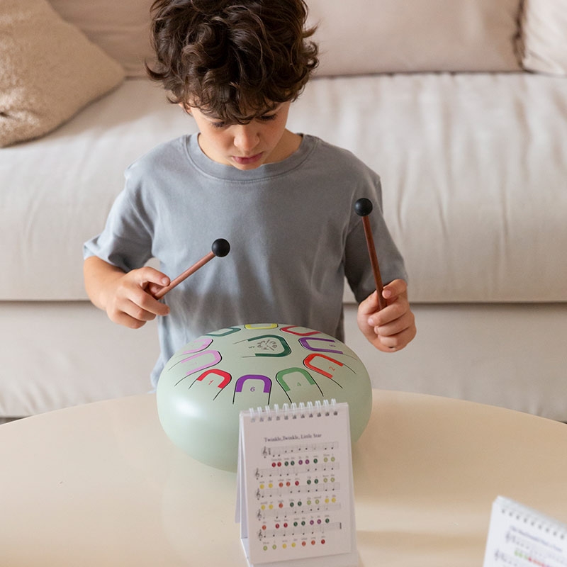 Tambú Plus 10" 11 notas Verde/Earth Harmony - Aúpa Organics