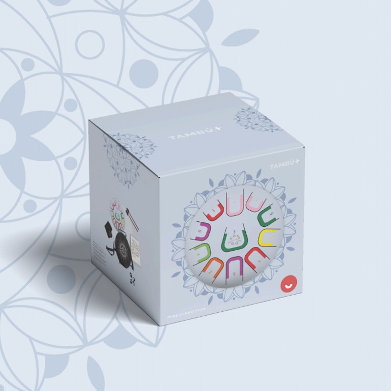 Tambú Plus 10" 11 notas Azul/Pure Connection - Aúpa Organics