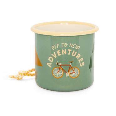 Taza de Acero Esmaltado Bike - Aúpa Organics