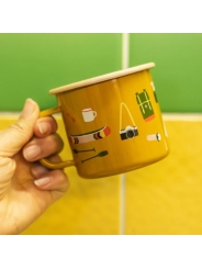 Taza de Acero Esmaltado Camp Stuff - Aúpa Organics