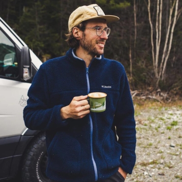 Taza de Acero Esmaltado Camp Vibes - Aúpa Organics