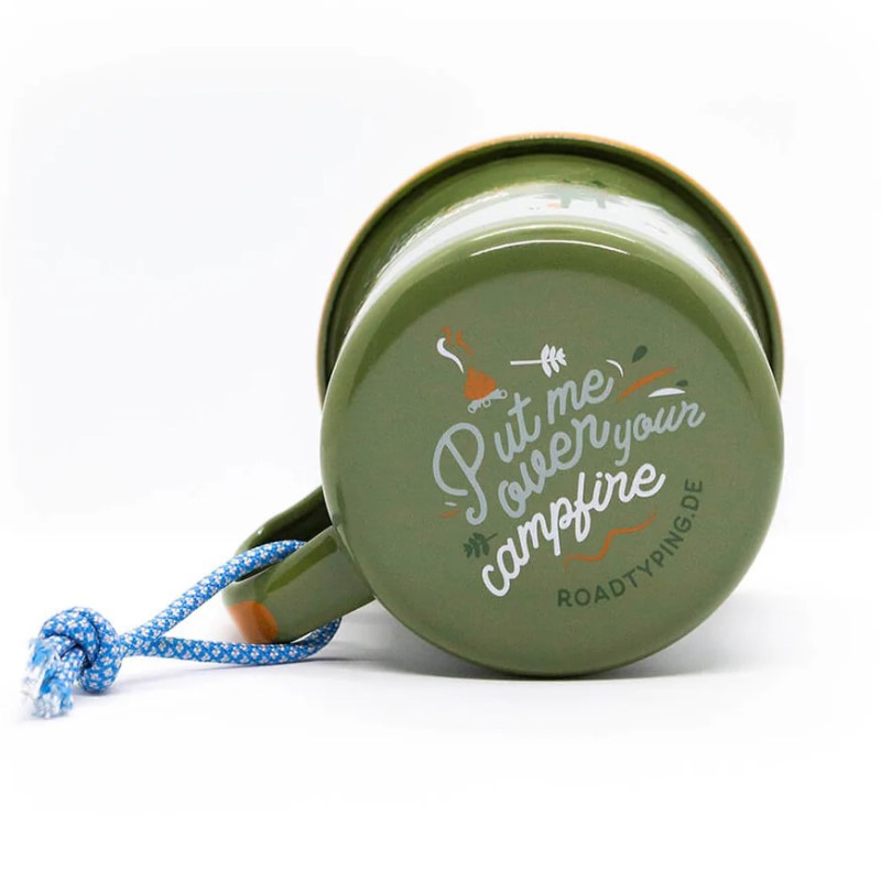 Taza de Acero Esmaltado Outdoor - Aúpa Organics