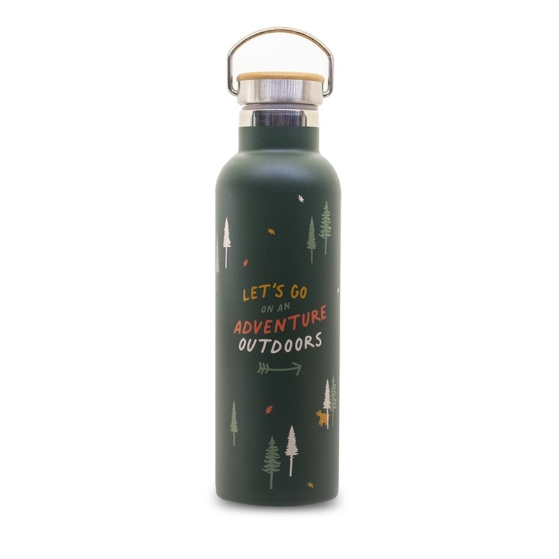 Botella Térmica de Acero Inoxidable 750 ml Forest - Aúpa Organics