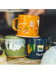 Taza de Acero Esmaltado Camp Stuff - Aúpa Organics