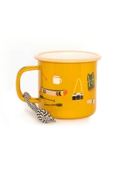Taza de Acero Esmaltado Camp Stuff - Aúpa Organics