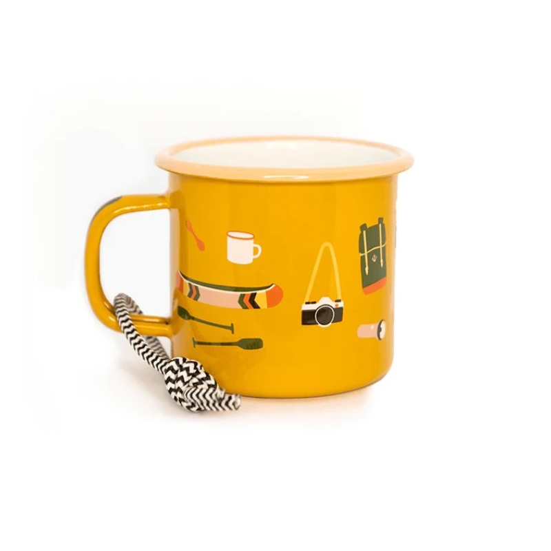 Taza de Acero Esmaltado Camp Stuff - Aúpa Organics