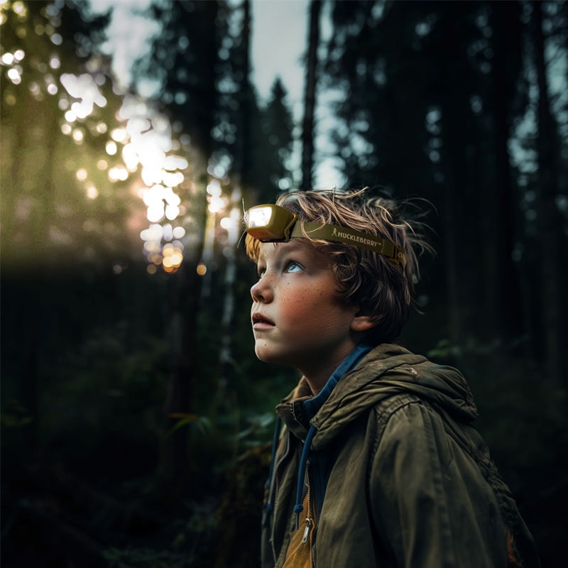 Linterna Frontal Recargable Huckleberry de Kikkerland - Aúpa Organics