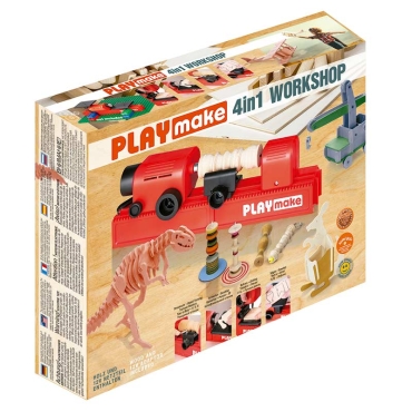 PLAYmake 4 en 1 - Taller de Carpintería - Aúpa Organics