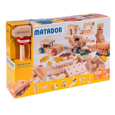 Juego de construcción Maker 108 piezas Matador - Aúpa Organics