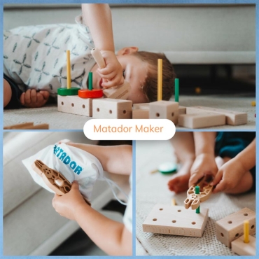 Juego de construcción Maker 108 piezas Matador - Aúpa Organics