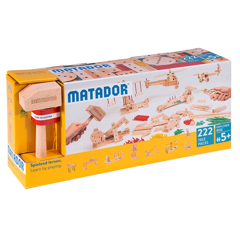 Juego de construcción Explorer 222 piezas Matador - Aúpa Organics