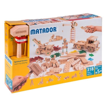 Juego de construcción Explorer 318 piezas Matador - Aúpa Organics
