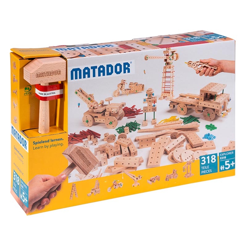 Juego de construcción Explorer 318 piezas Matador - Aúpa Organics