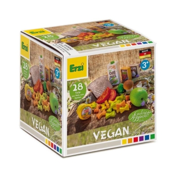 Caja de Comida Vegana de Madera de Erzi - Aúpa Organics