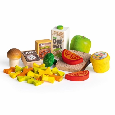 Caja de Comida Vegana de Madera de Erzi - Aúpa Organics