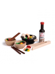 Caja de Comida Asiática de Madera de Erzi - Aúpa Organics