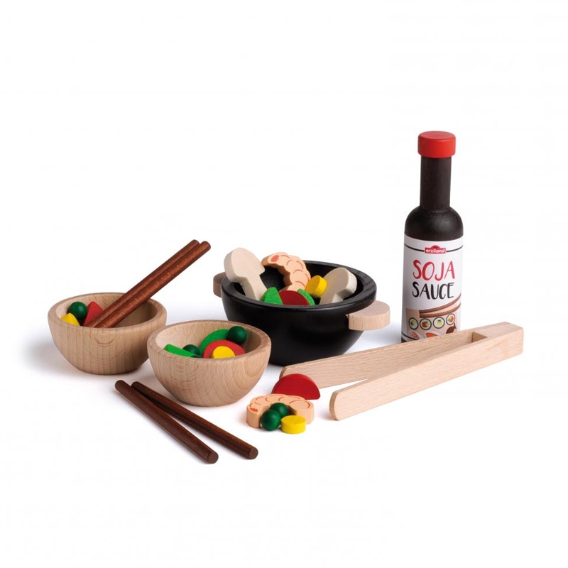 Caja de Comida Asiática de Madera de Erzi - Aúpa Organics