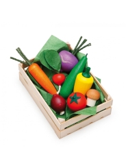 Caja de Verduras de Madera de Erzi - Aúpa Organics