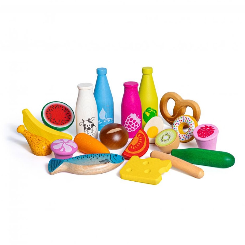 Caja de Comida XL de Madera de Erzi - Aúpa Organics