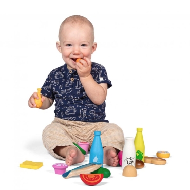 Caja de Comida XL de Madera de Erzi - Aúpa Organics