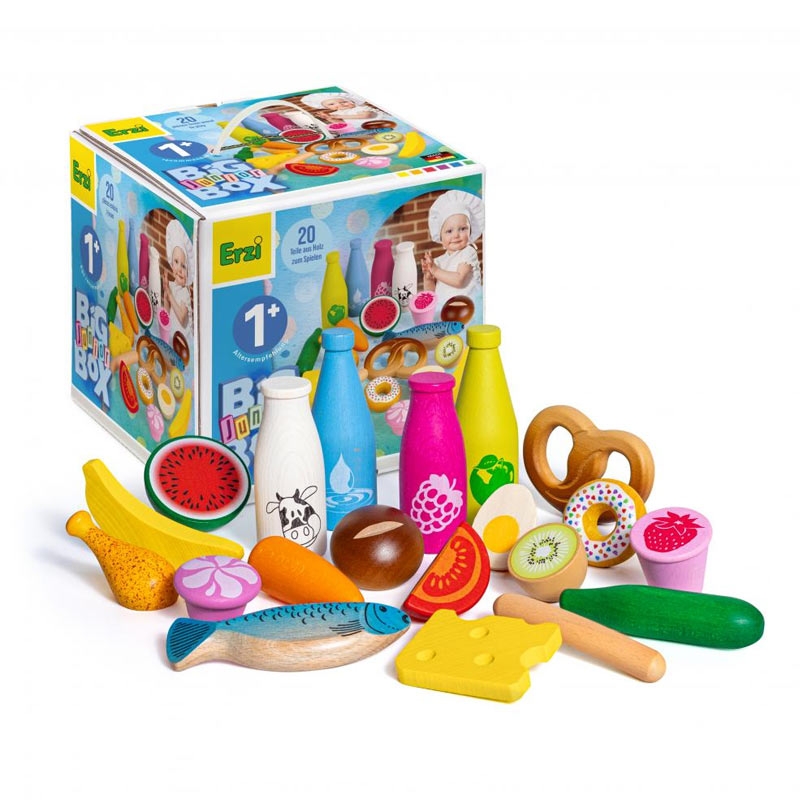 Caja de Comida XL de Madera de Erzi - Aúpa Organics