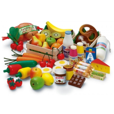 Caja XL Surtido de Comida de Madera de Erzi - Aúpa Organics